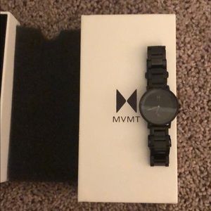 MVMT WATCH - Black Obsidian Raven Signature II